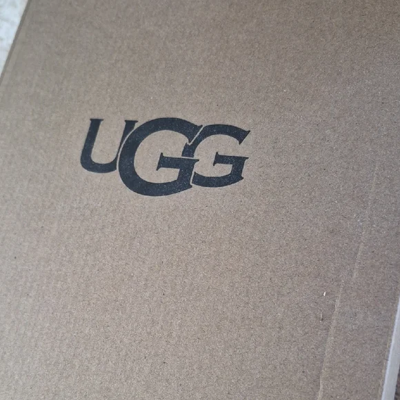 UGG Black Suede Slides - Picture 6 of 6